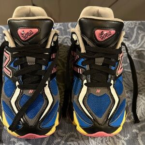 New Balance Kids' Blue and Yellow Sneakers